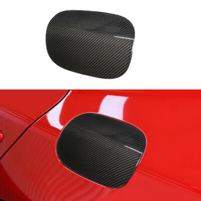 Real Carbon Fiber Fuel Filler Gas Tank Cap Cover Trim For Kia Stinger 2018-2023
