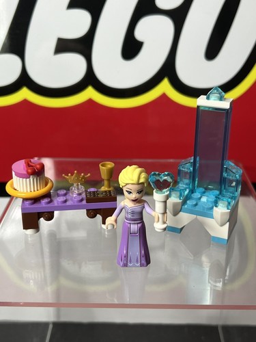 USED 2019 LEGO: Frozen II: Elsa's Winter Throne (30553) 100% COMPLETE - Picture 2 of 5