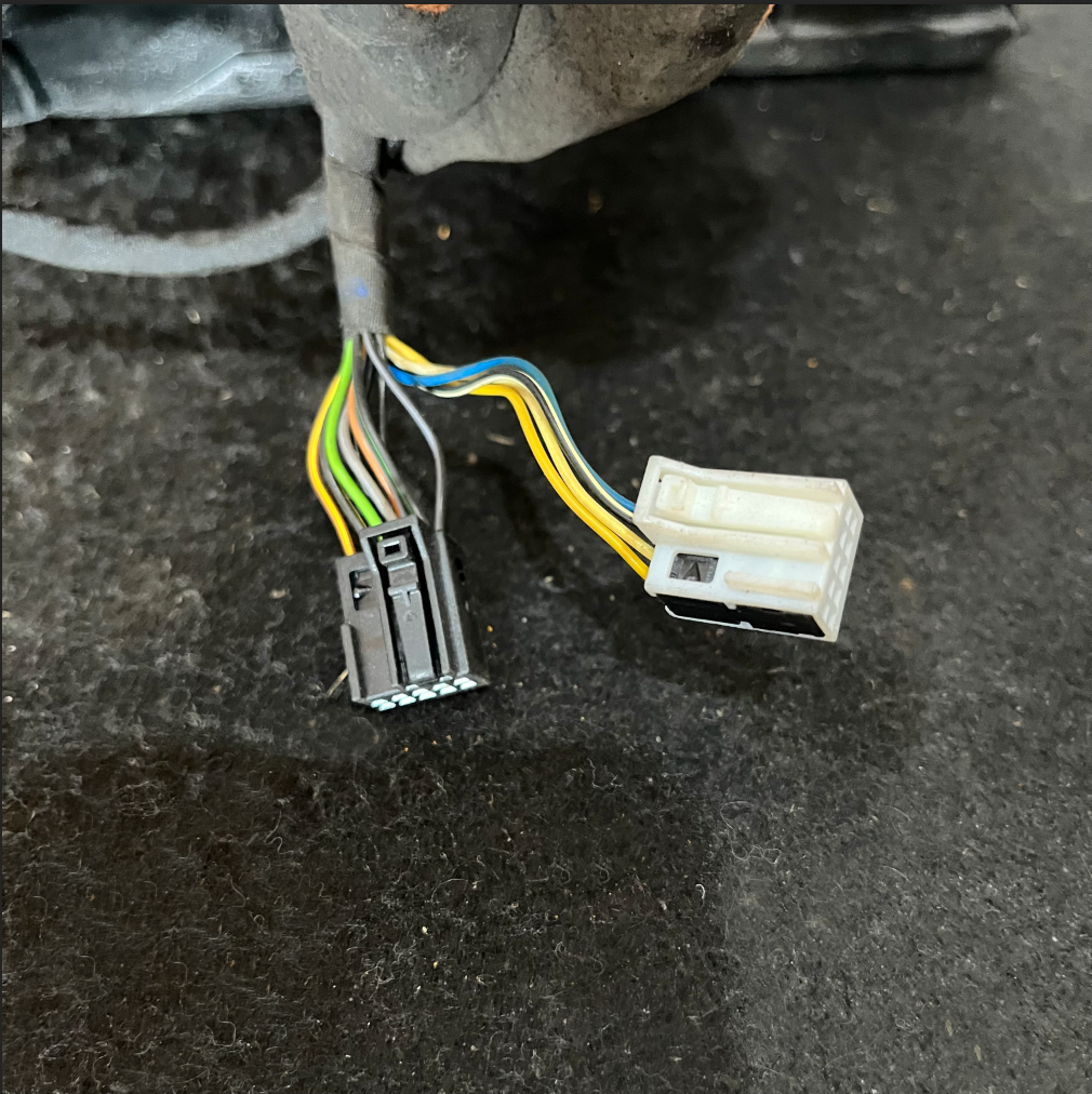 MERCEDES W166 LEFT DOOR REAR VIEW MIRROR W/O BLIND SPOT 9+4 pins OEM