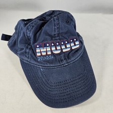 Mudd Toddler Hat Embroidered Stars Stripes Blue Adjustable Strap Buckle Cap