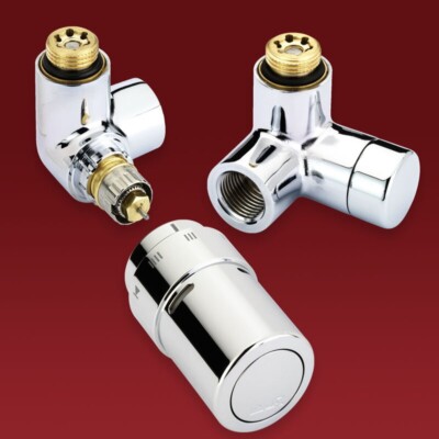 013G4004 DANFOSS HEATING Left-set chrome (RA-URX, RLV-X and RAX)