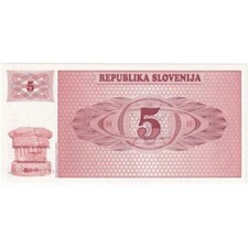 #248398 Slowenien, 5 (Tolarjev), KM:3a, UNZ