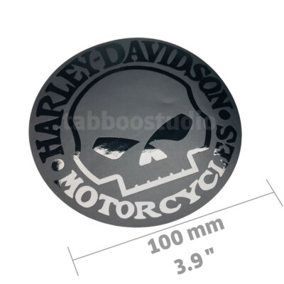 1x Willie G Sticker aufkleber Mattes und glänzendes Schwarz Helm Motorrad