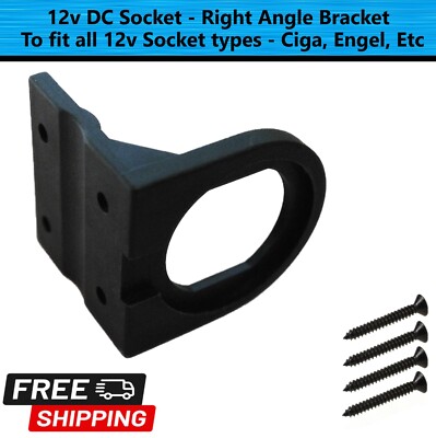 12v DC Right Angle Bracket for all socket types - CIGA, ENGEL, USB ...