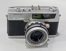 Petri 7S "Circle-Eye System" 35mm RF camera 45mm F2.8 w/ case, works