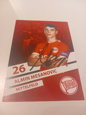 Signed Postcard Almin Mesanovic Kickers Offenbach NEW