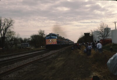 Metra EMD E8 Kodachrome Original Kodak Slide