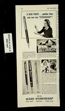 1939 Wahl-Eversharp Fine Pens Pencils Desk Sets Vintage Print Ad 22570