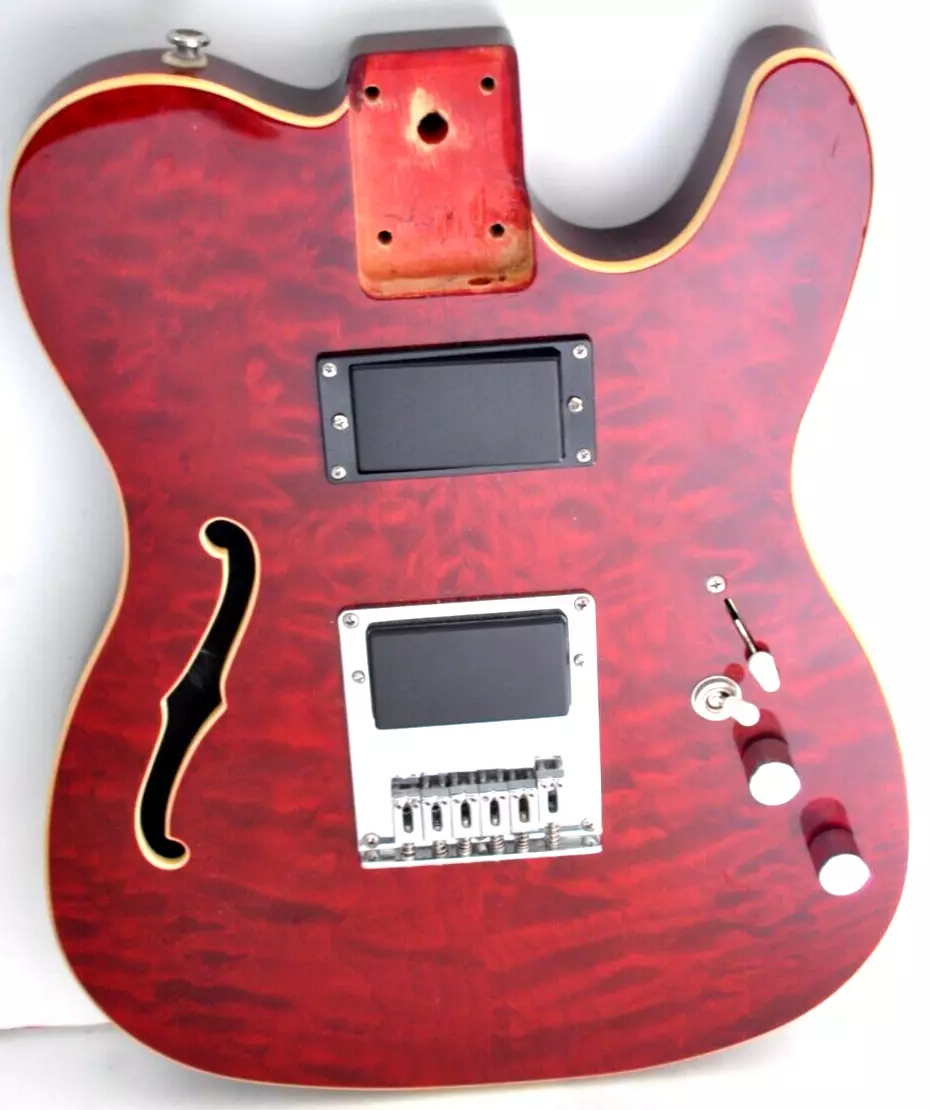 Dean Single F Hole Telecaster Body Loaded