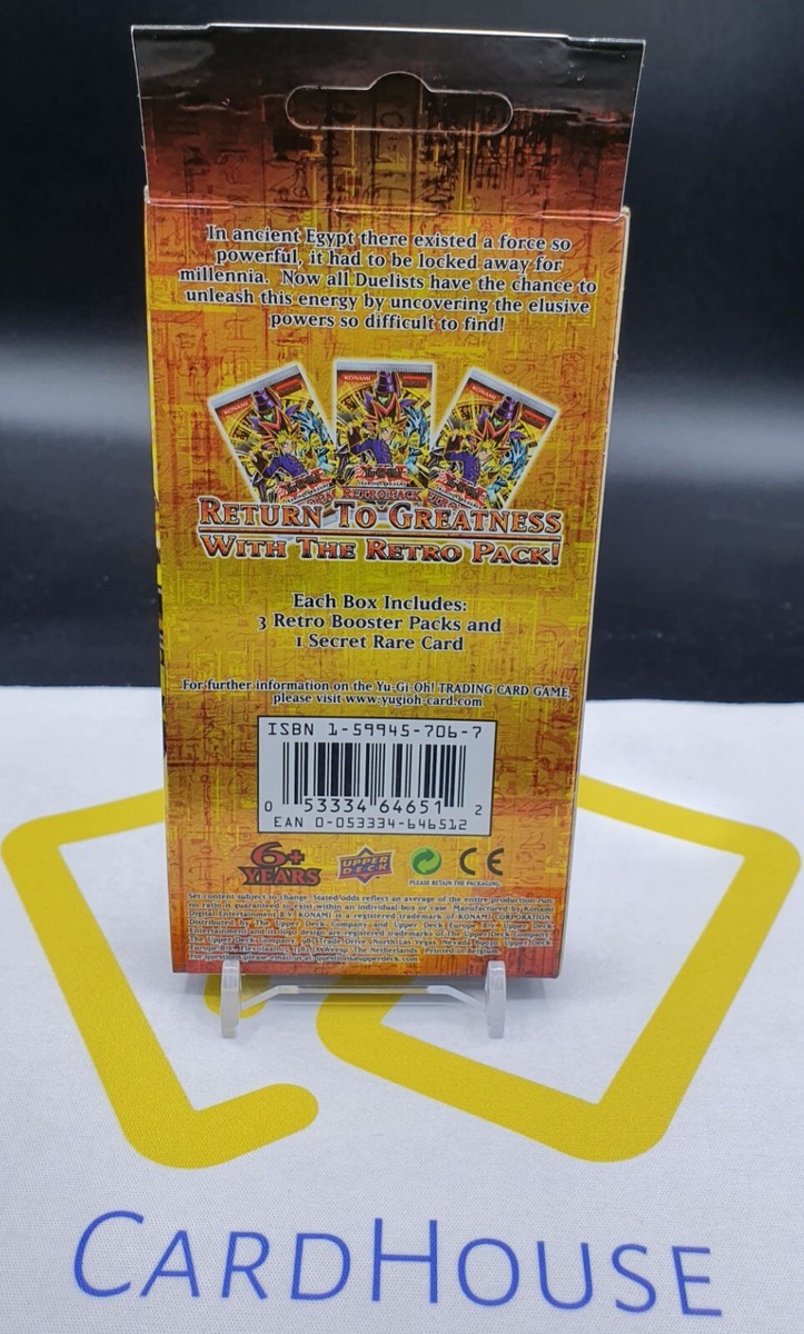 1x Retro Pack 1 Mini Box Yu-Gi-Oh Factory Sealed 2008 Blue
