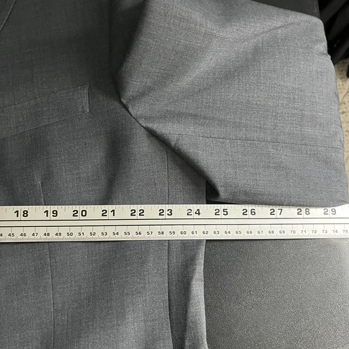 Brooks Brothers Madison Men's 48R Gray Wool Sport Coat Blazer 2-Button Solid - Picture 5 of 10