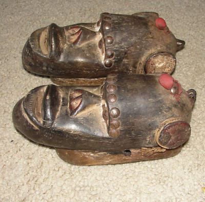 Old Ancient African Tribal Dan Monkey Passport Mask Africa Baule