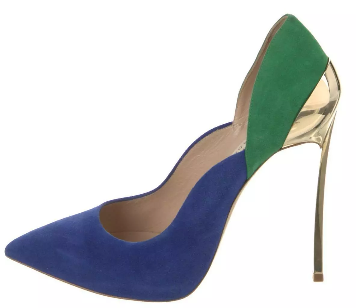 Casadei suede store pumps