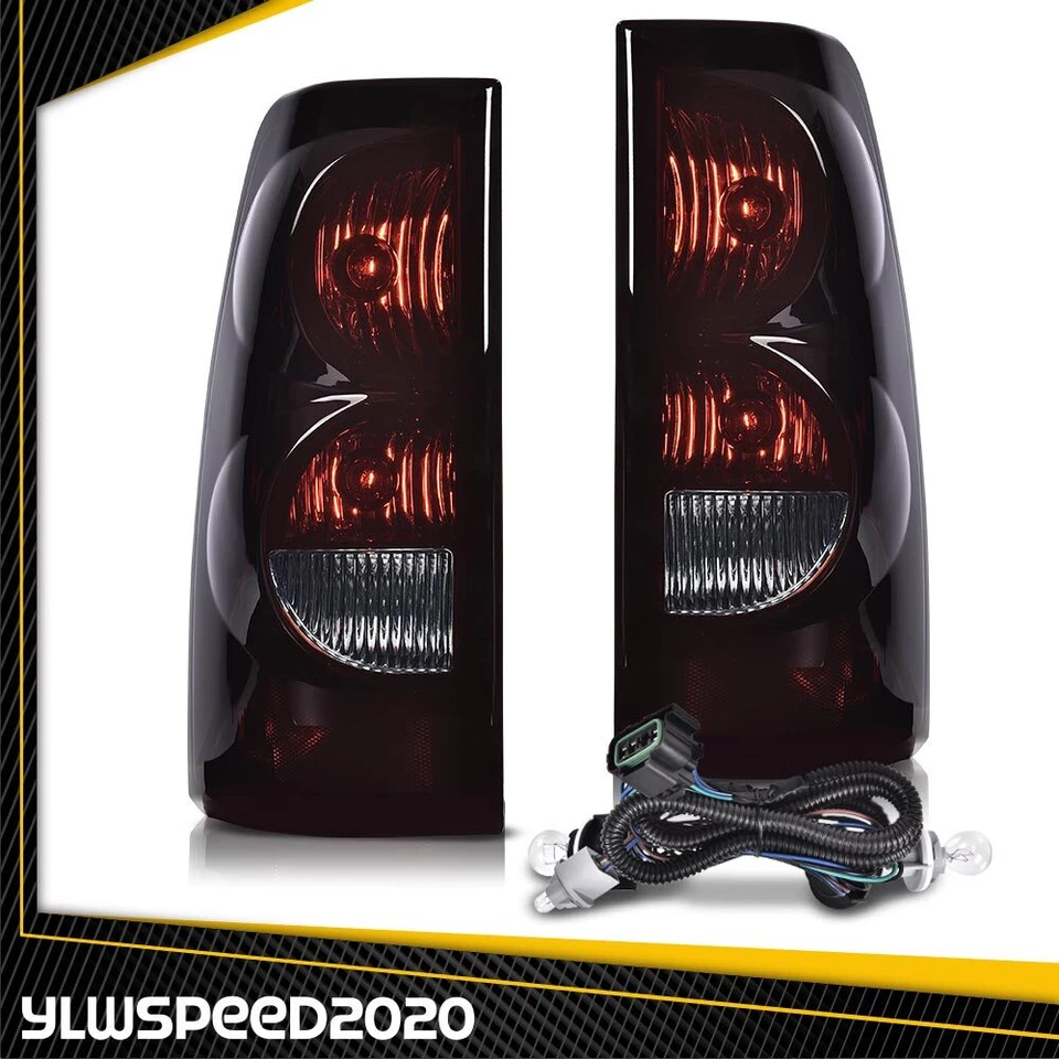 Faros LED de humo + luces traseras aptos para Chevy Silverado 1500 2500 2003-2006 Foto 3 de 4
