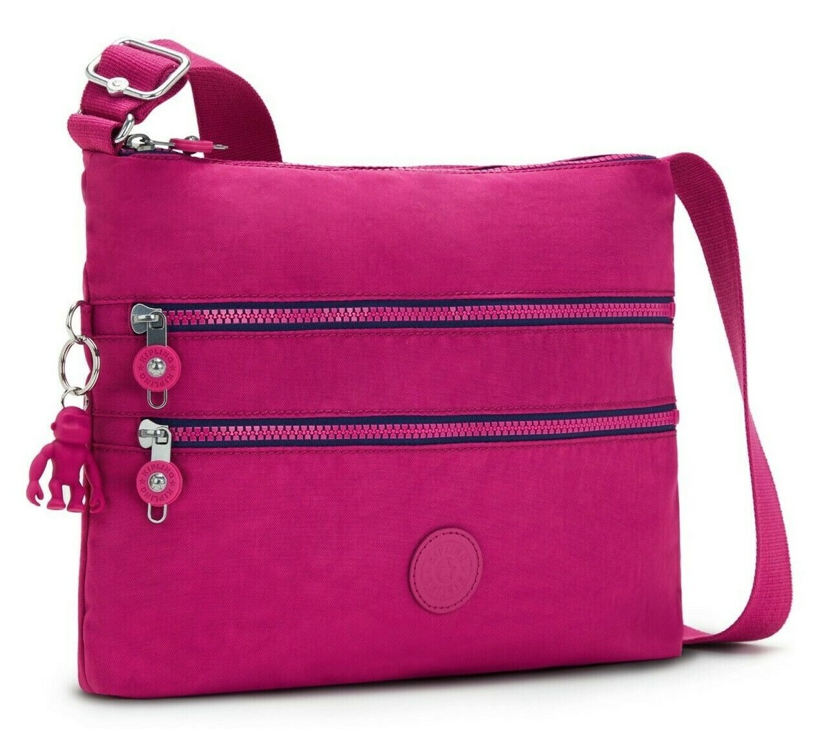 Kipling ALVAR Shoulder Bag Across Body - Pink Fuchsia RRP