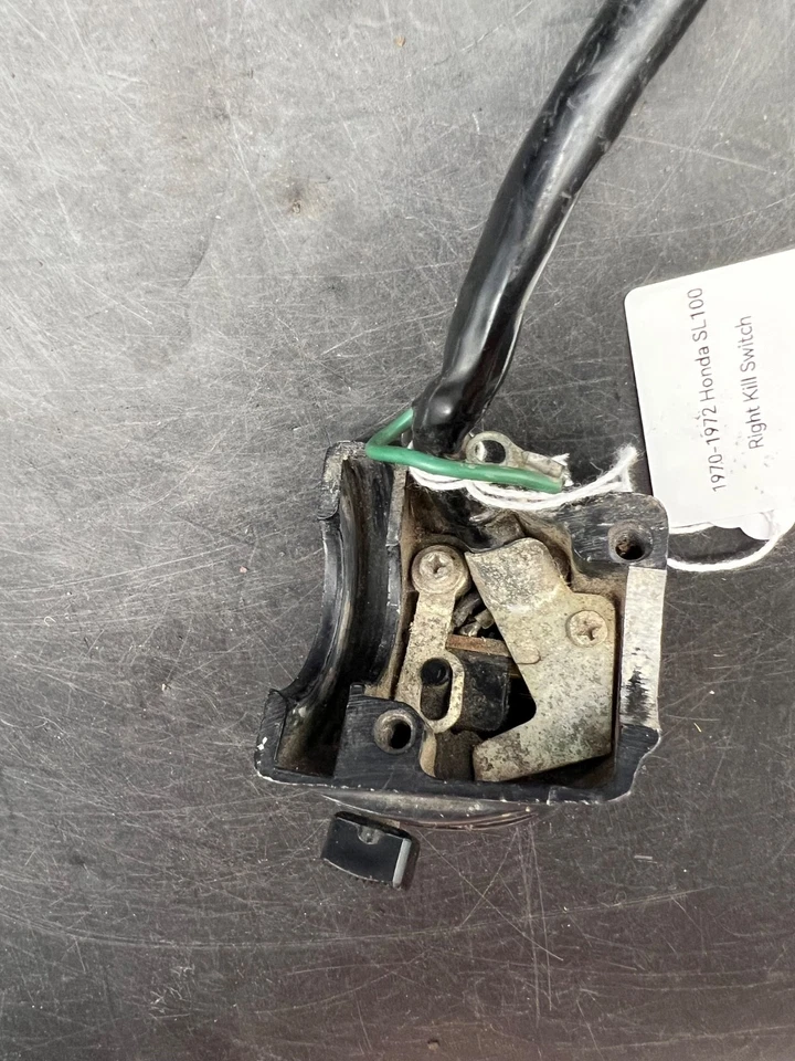 Conjunto de arnés interruptor de apagado derecho Honda SL 100 SL100 1970-1972 motocicleta OEM Foto 4 de 4
