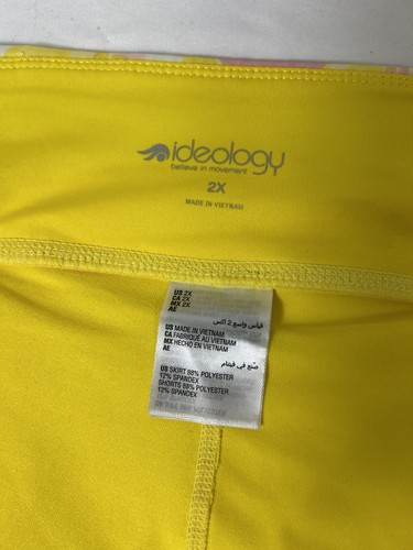 NEW NWT Ideology Workout Skirt Womens Plus size 2X Ruffled Skort Builtin Shorts - Afbeelding 5 van 5
