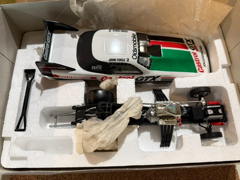 John Force 1:24 NHRA Funny Car, 1993 Oldsmobile, Castrol GTX Jolly Rancher