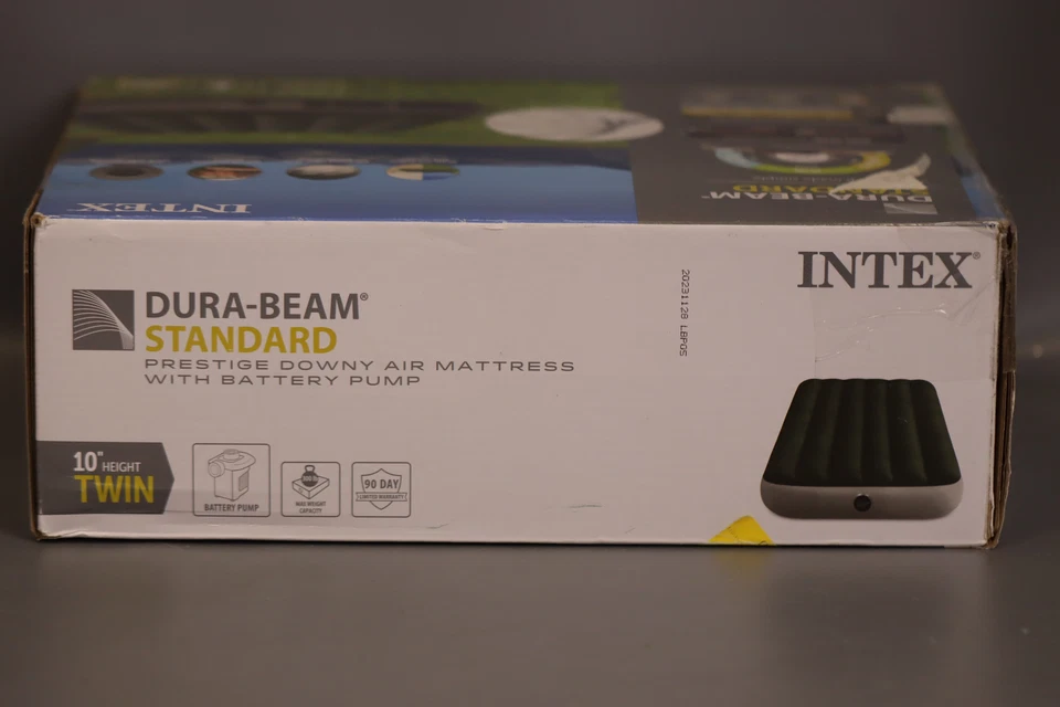 Colchón cama de aire Intex 10 Dura-Beam Expedition con bomba de batería doble Foto 3 de 4