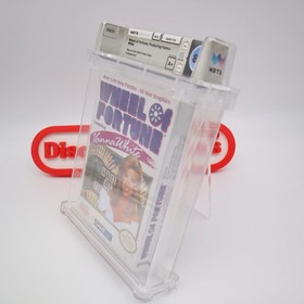 NES Nintendo WHEEL OF FORTUNE FEATURING VANNA WHITE - WATA GRADED 8.5 A+ Sealed!