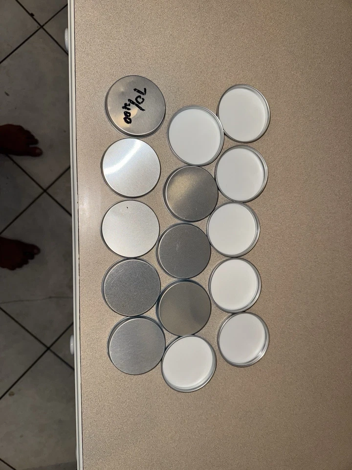 METAL LIDS (70-400) for 9 oz Straight-Sided Glass Jars (12-24-48-96 count) - Image 3 of 3