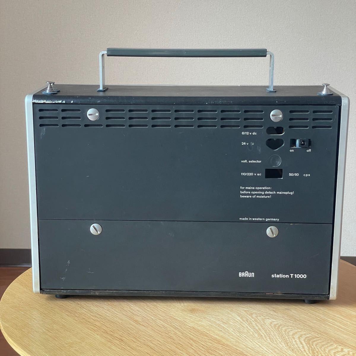 ①早いもの勝ち Braun T1000 ブラウン ラジオ Dieter Rams ①早いもの