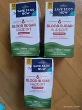 3X Nordic Naturals Blood Sugar Support Omega Blend Fish Oil 896 mg 60ct Exp 2/27