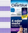 Clearblue 30 Ovulationstest Fortschrittlich & Digital und 1 Schwangerschaftstest
