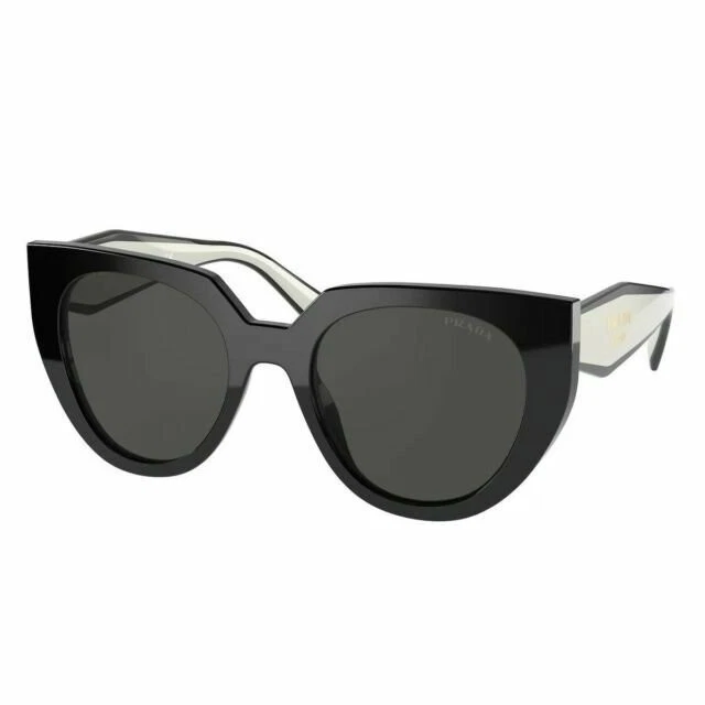 Prada PR 14WS黑色/高色/深灰色太阳镜 — 第 4/4 张图片