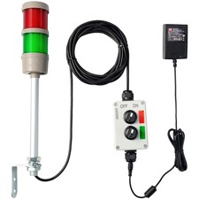 Industrial LED Andon Tower Light Kit | Red/Green, ABB Switch