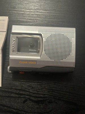 Sony TCM-200DV Handheld Voice Recorder Cassette-Corder Tested And Working VGC