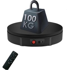 360 Degree Electric Rotating Turntable, 11.8inch / 220Lbs Black