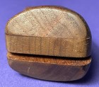 Colt OEM  D-Frame Short Square Butt Smooth American Walnut Panel Grips Gold Meds — photo 8