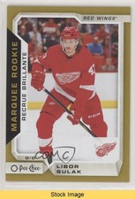 2018 Upper Deck O-Pee-Chee Update Marquee Rookies Gold Libor Sulak #637 READ ek6