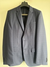 HUGO Boss Mens Navy 3 Piece Suit Jacket UK 36R Trousers W32