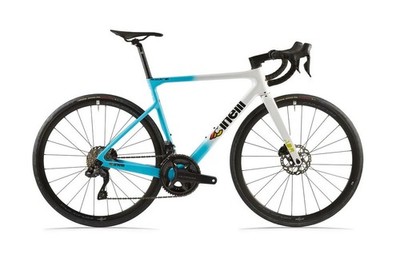 Bici Straße Cinelli Pressure ADR Shimano 105 Di2 Speed Faded Blue MPN 6128