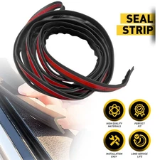 4M Car V-Shape Rubber Seal Weather Strip Hollow Glass Window Edge Weatherstrip