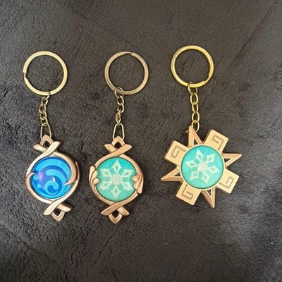 Genshin Impact Water Element Keychain Acrylic Collectible Authentic Item
