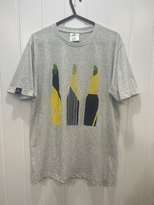 Offizielles Corona Bier T-Shirt Grau Recycelte Baumwolle Medium