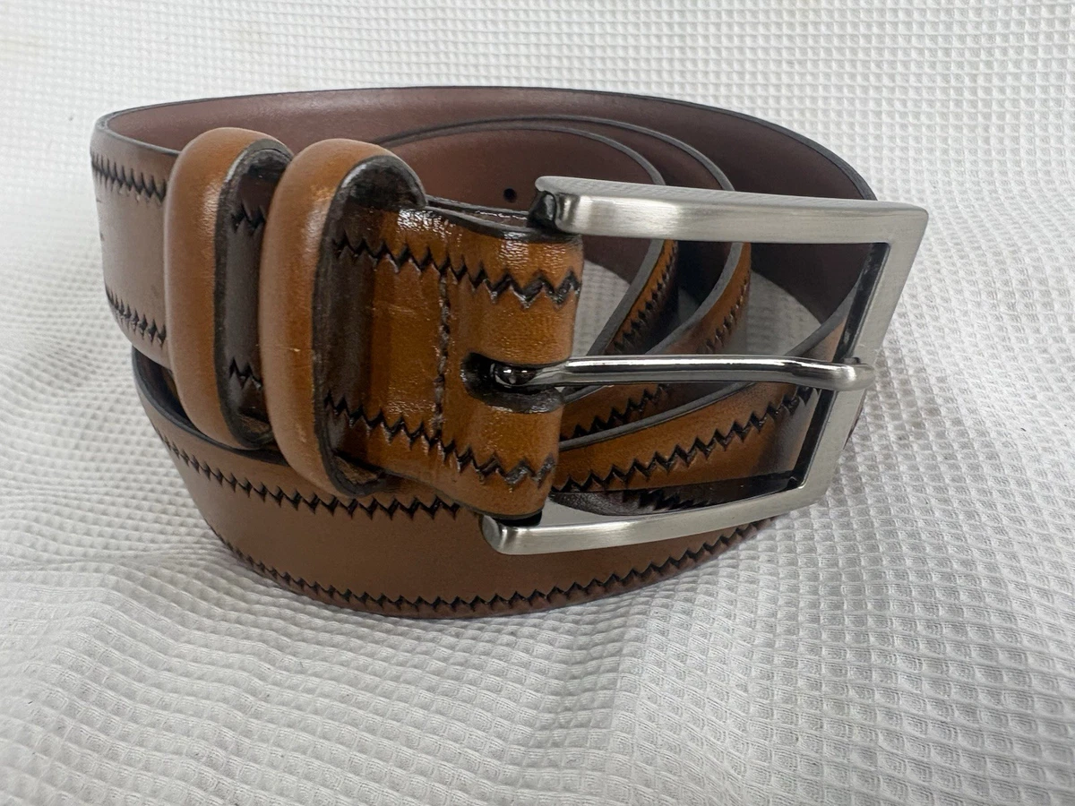 Saks Fifth Avenue Brown Belts for Men for sale | eBay display picture 3