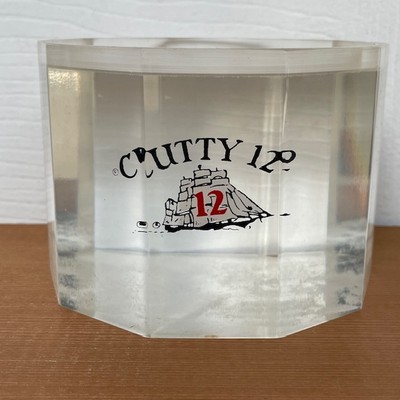 Cutty Sark 12 Branded Whisky Vintage Acrylic Display Stand for Single Bottle