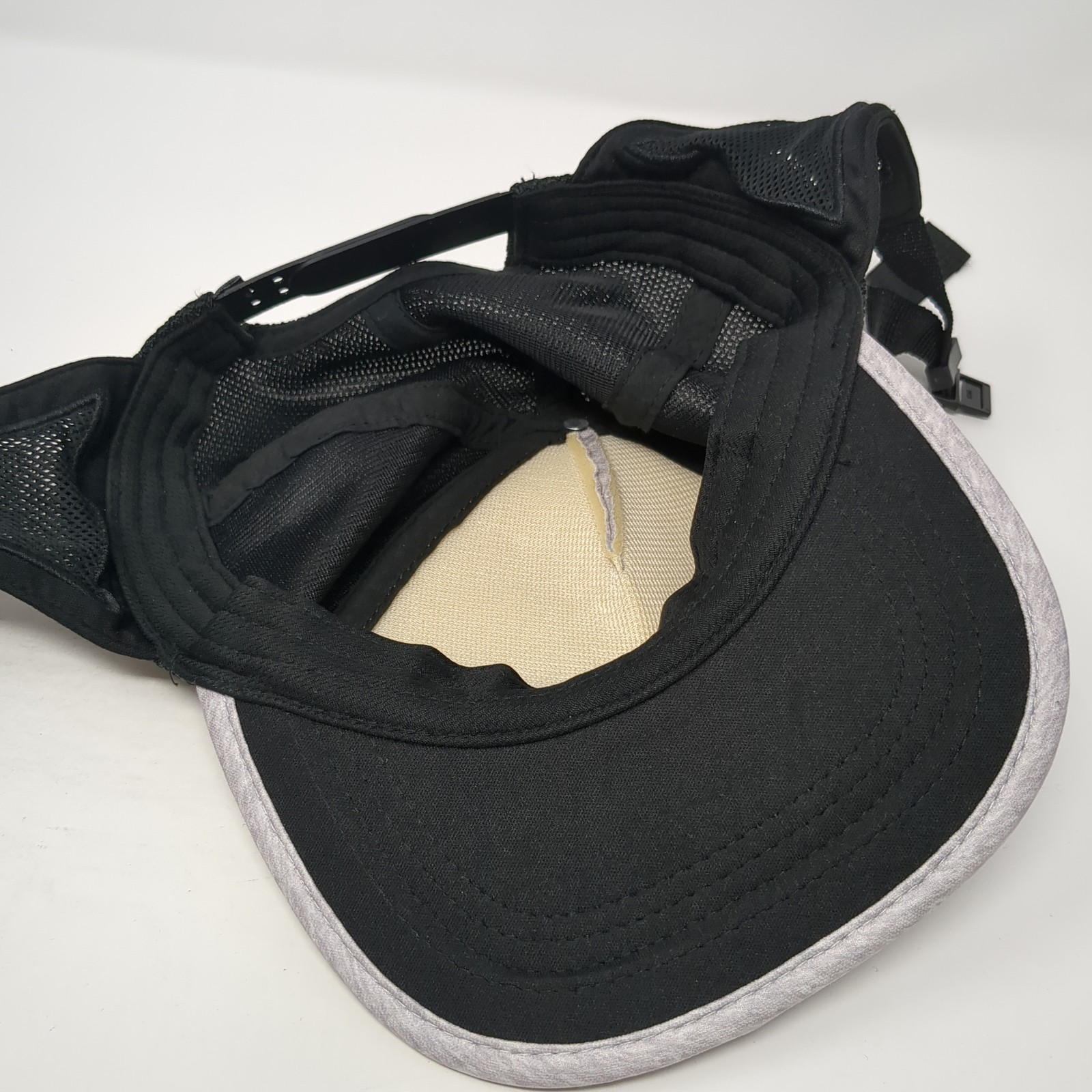 DK Surf Snapback Trucker Hat Gray One Size Adjustable Mesh Back Ear Flaps