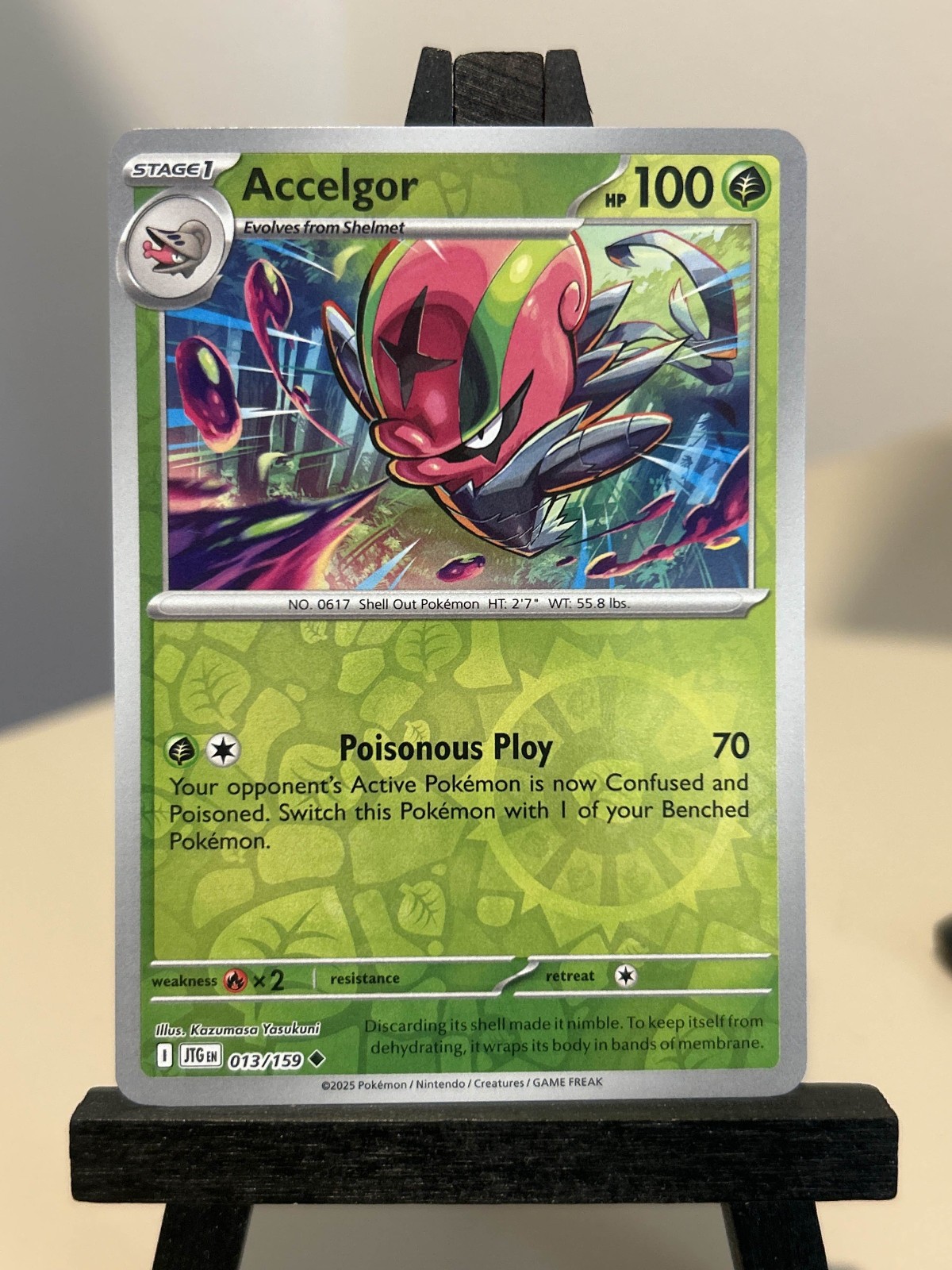 Accelgor 013/159 Sv09: Journey Together Reverse Holo NM Near Mint