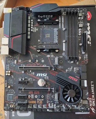 MSI MPG X570 GAMING PLUS AMD AM4 SATA 6Gb/s M.2 USB 3.2 Gen 2 ATX Motherboard