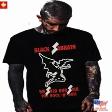 Trending BLACK SABBATH WE SOLD OUR SOUL HARD ROCK T SHIRTS