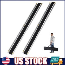 6/8 FT Telescoping Wheelchair Ramp for Steps, Aluminum Portable Wheelchair Ramps