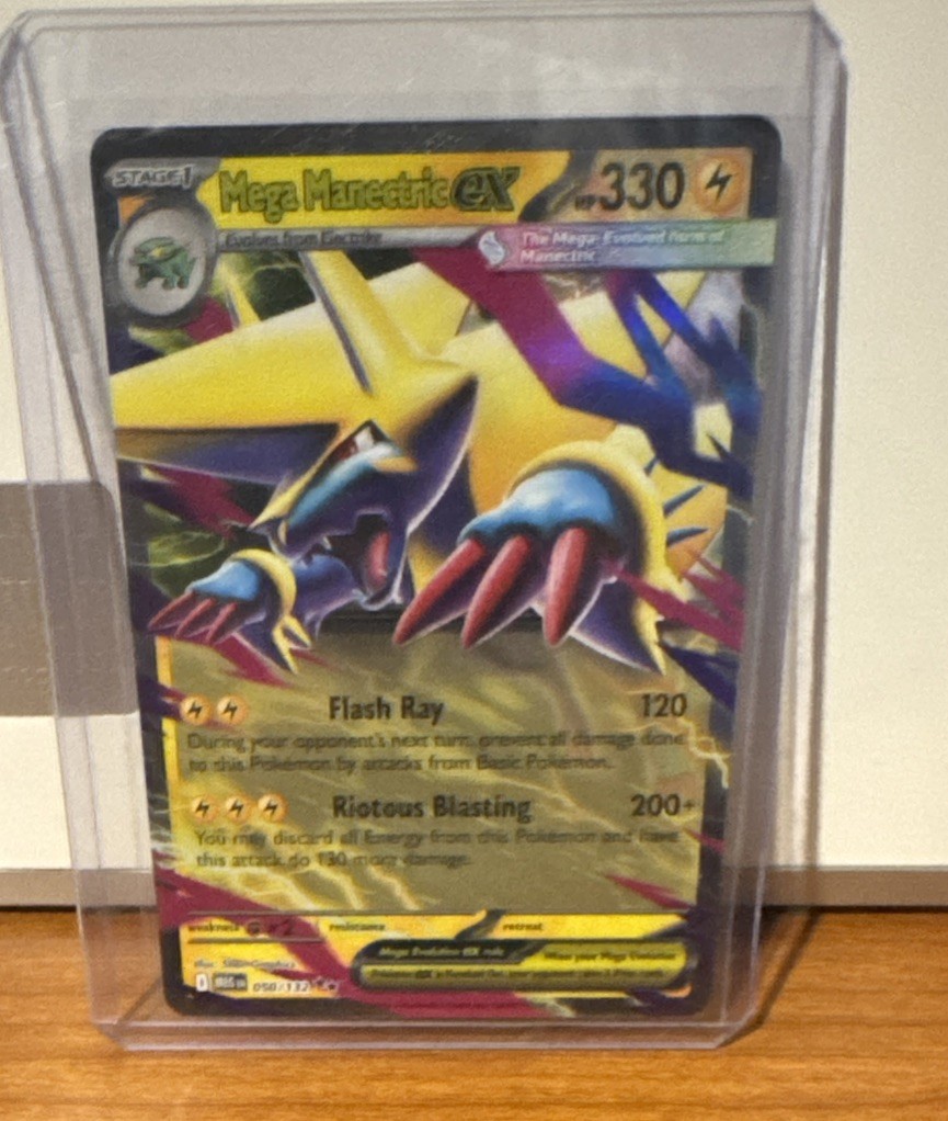 2025 Pokemon Mega Evolution Manectric ex Double Rare #050/132 NM/M