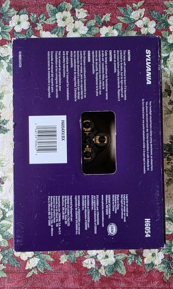 SYLVANIA - H6054 XtraVision Faro de haz sellado - Halógeno 142x200, 1 PC Foto 3 de 4