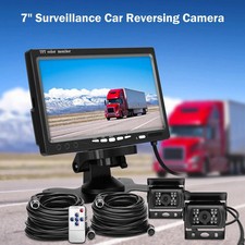 7'' Backup Camera and Monitor Kit System Back Parking Night Vision For Truck RV