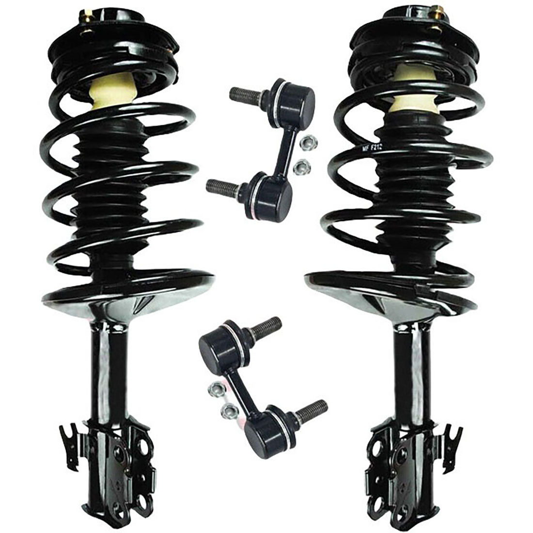 New OE Front Struts W/Sway Bar For 1992-1993 Toyota Camry 2.2L Lifetime Warranty